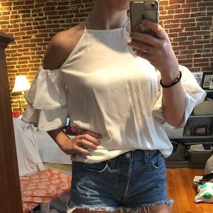 Hyfve cold shoulder top